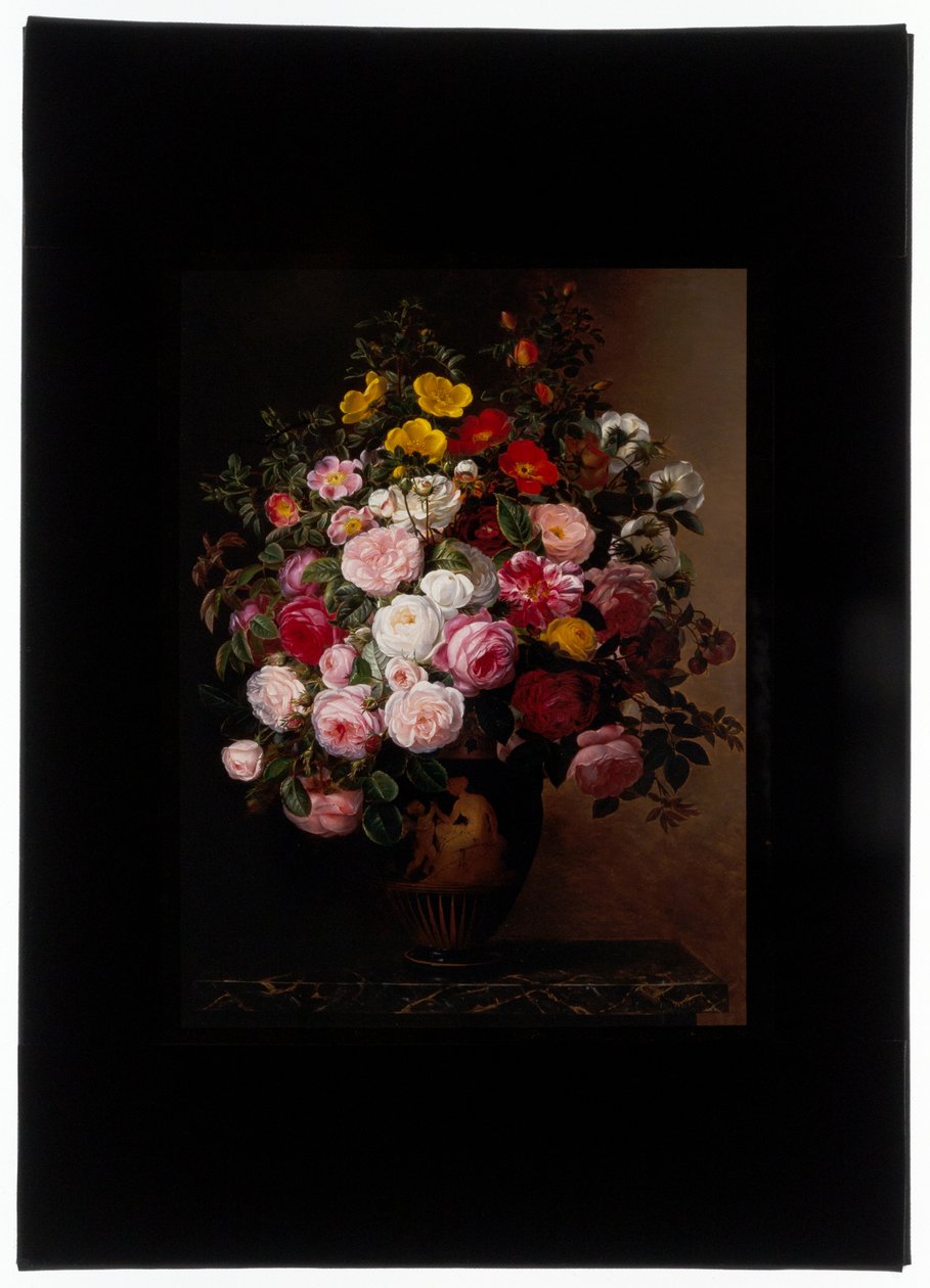 Flower Still Life polish autorstwa Johan Laurents Jensen