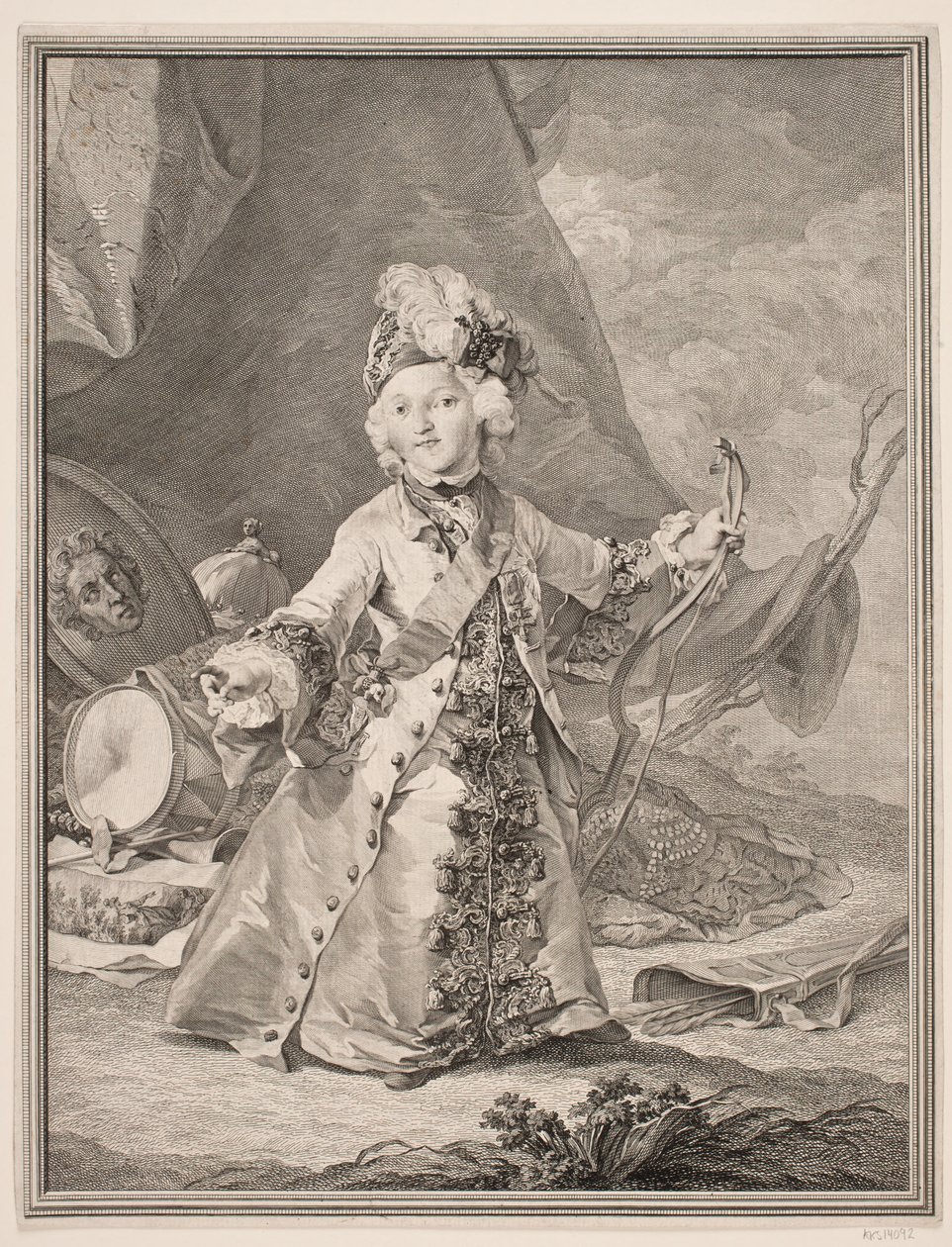 Christian VII jako dziecko autorstwa Johan Martin Preisler