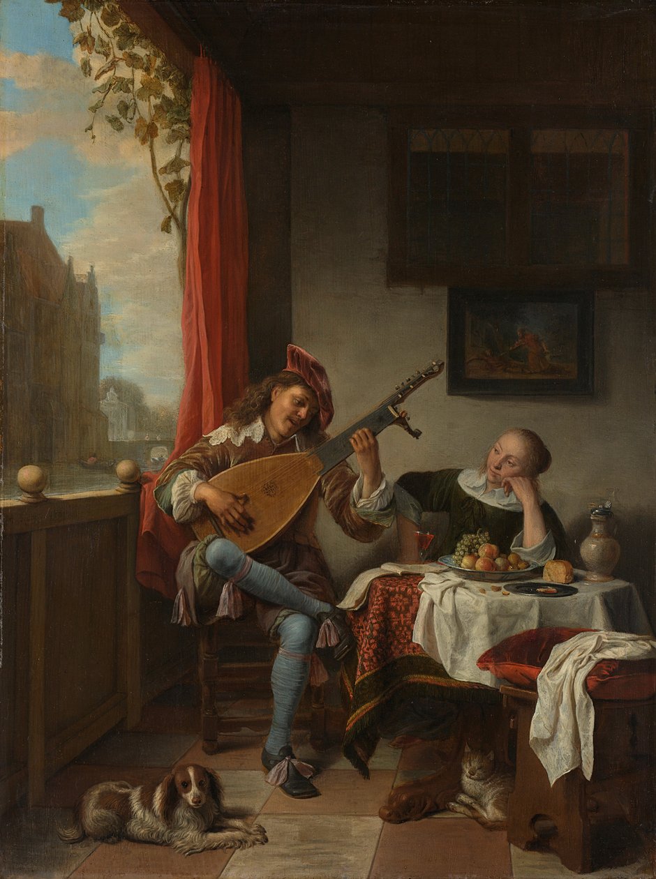 Krajobraz Zelandii, 1842 autorstwa Johan Thomas Lundbye