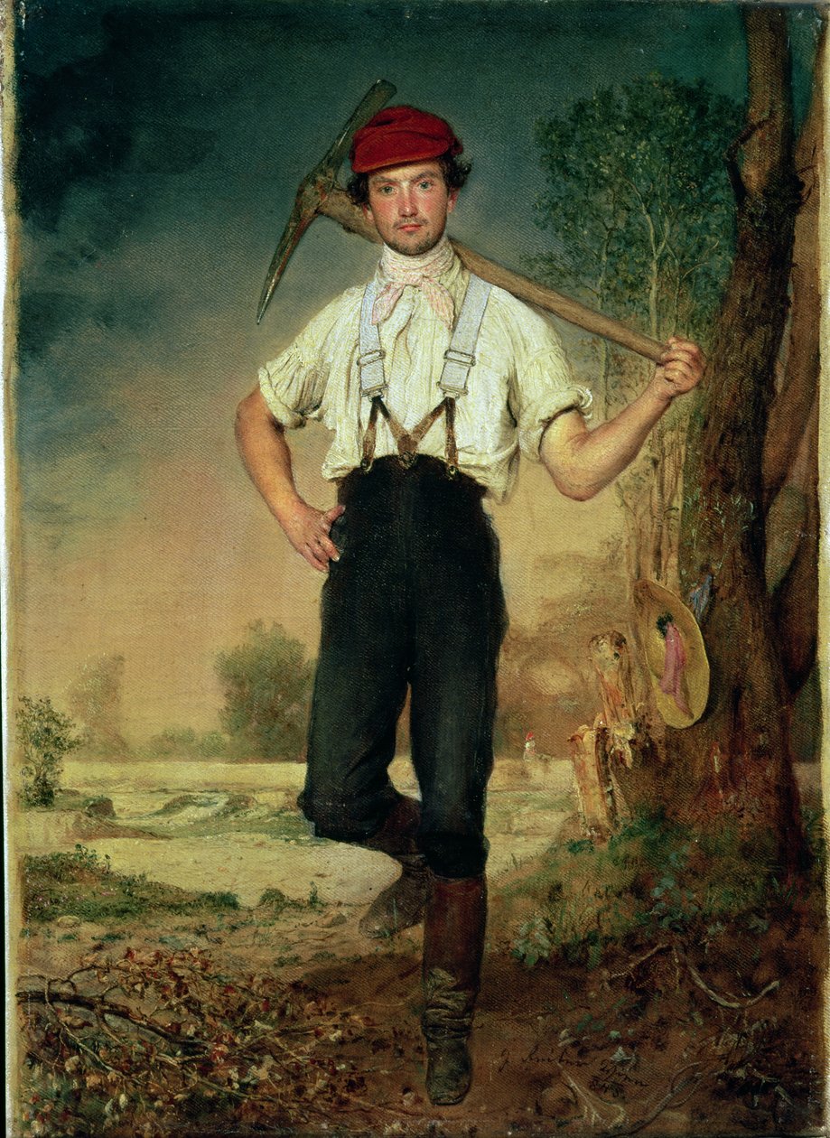Robotnik, 1848 autorstwa Johann Baptist Reiter