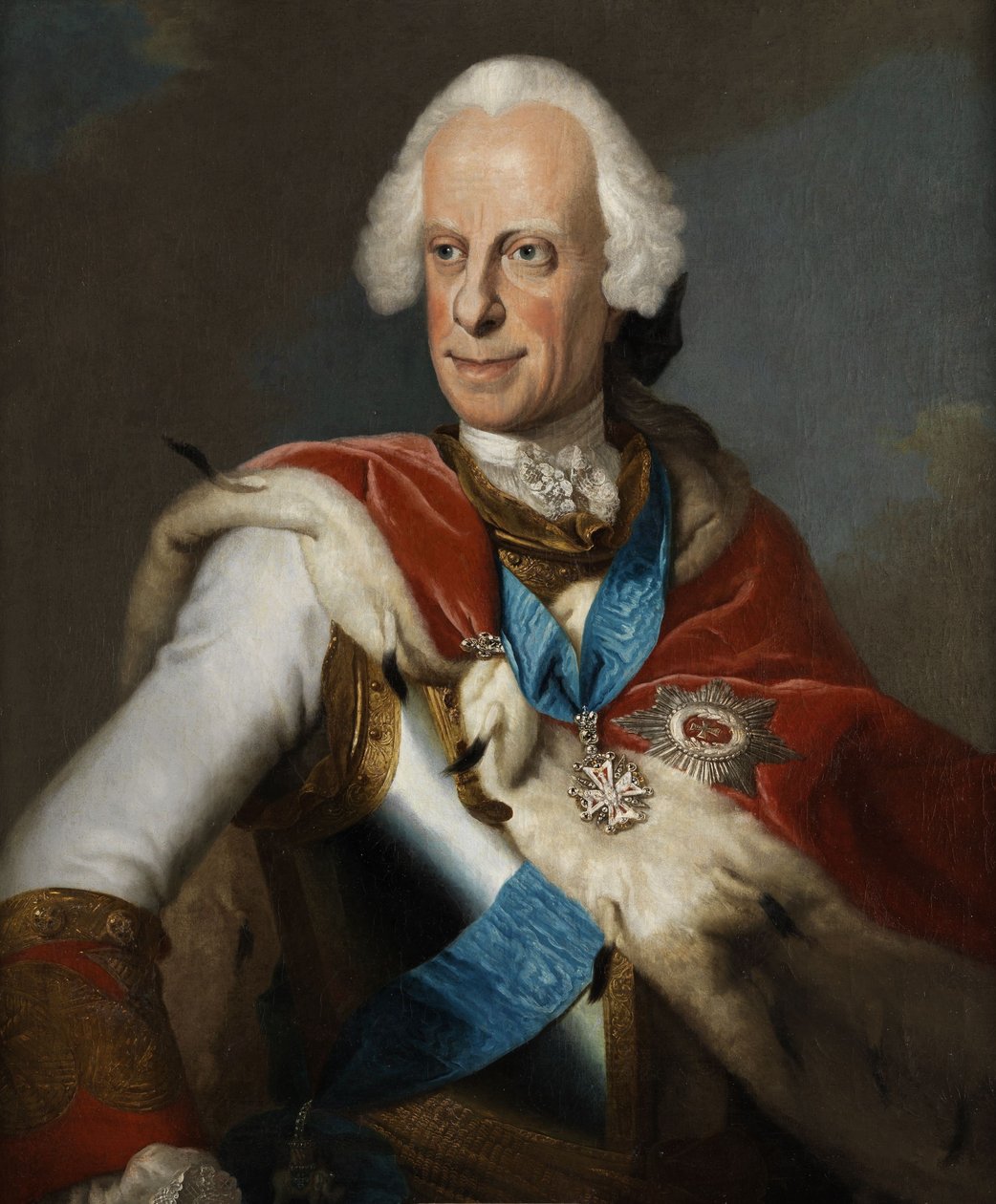 Portret Landgrafa Ludwika VIII autorstwa Johann Christian Fiedler