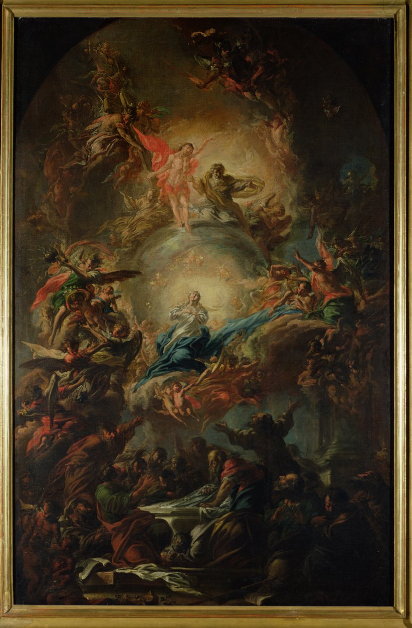 Wniebowzięcie, ok. 1695 r. autorstwa Johann Christoph Lischka
