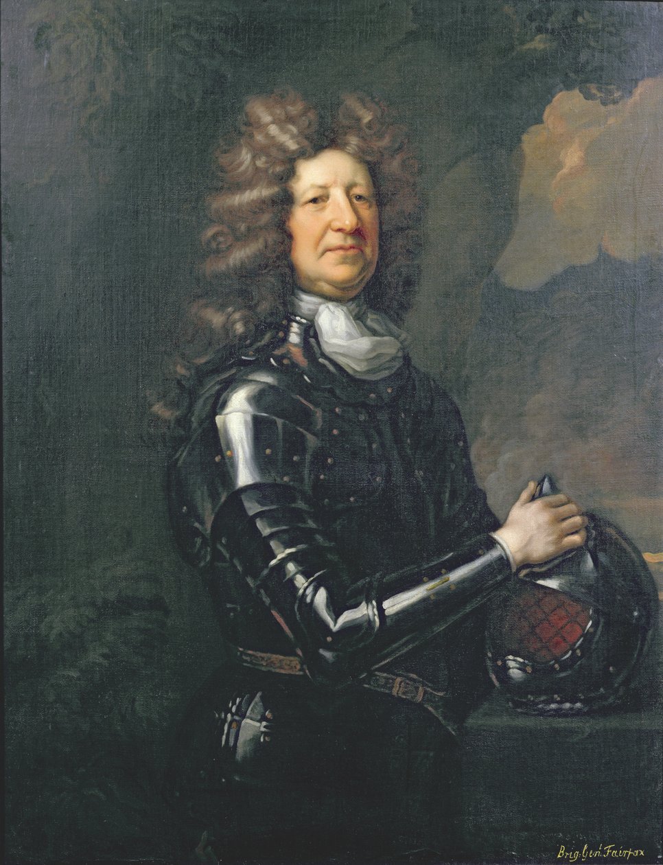 Generał dywizji Thomas Fairfax (1633-1715) autorstwa Johann Closterman