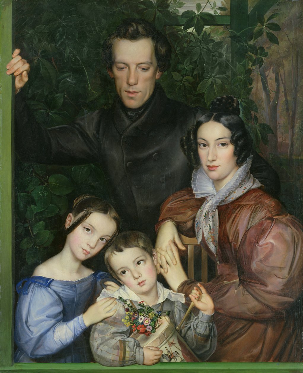 Rodzina Rauterów, 1836 r. autorstwa Johann Friedrich Dieterich
