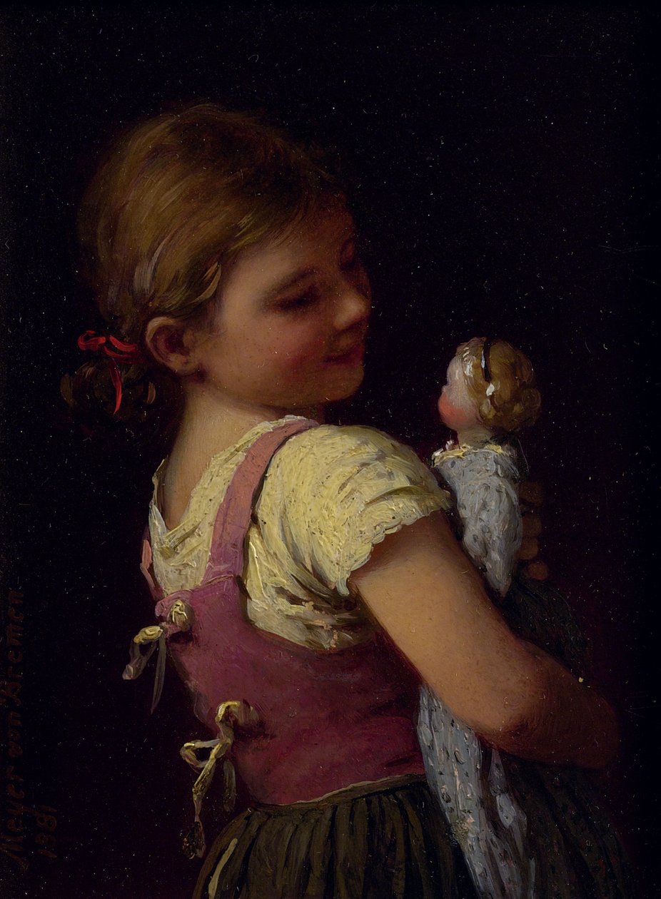 Ulubieniec Gretchen autorstwa Johann Georg Meyer