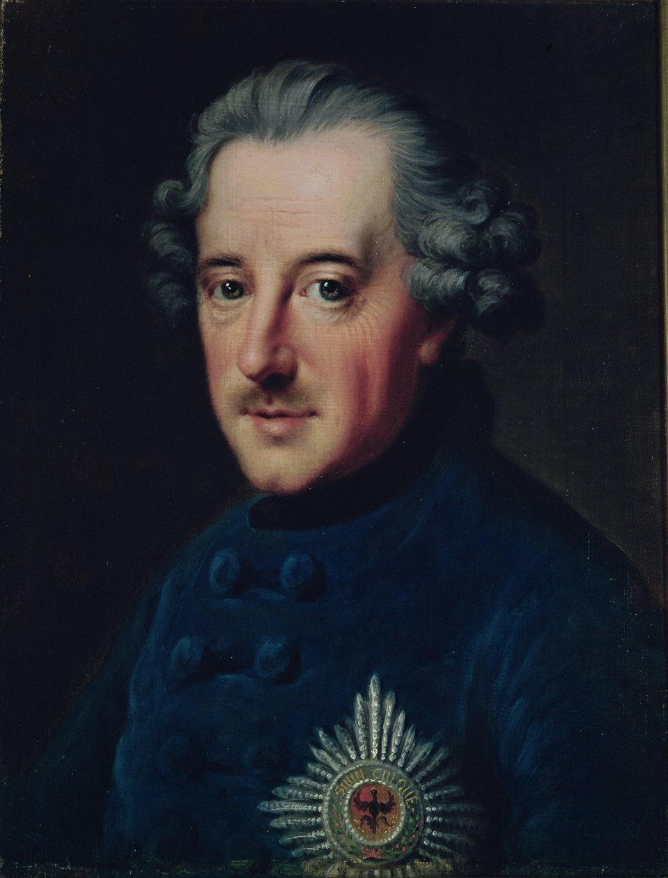 Агуу Фредерик II (1712-86) поли autorstwa Johann Georg Ziesenis