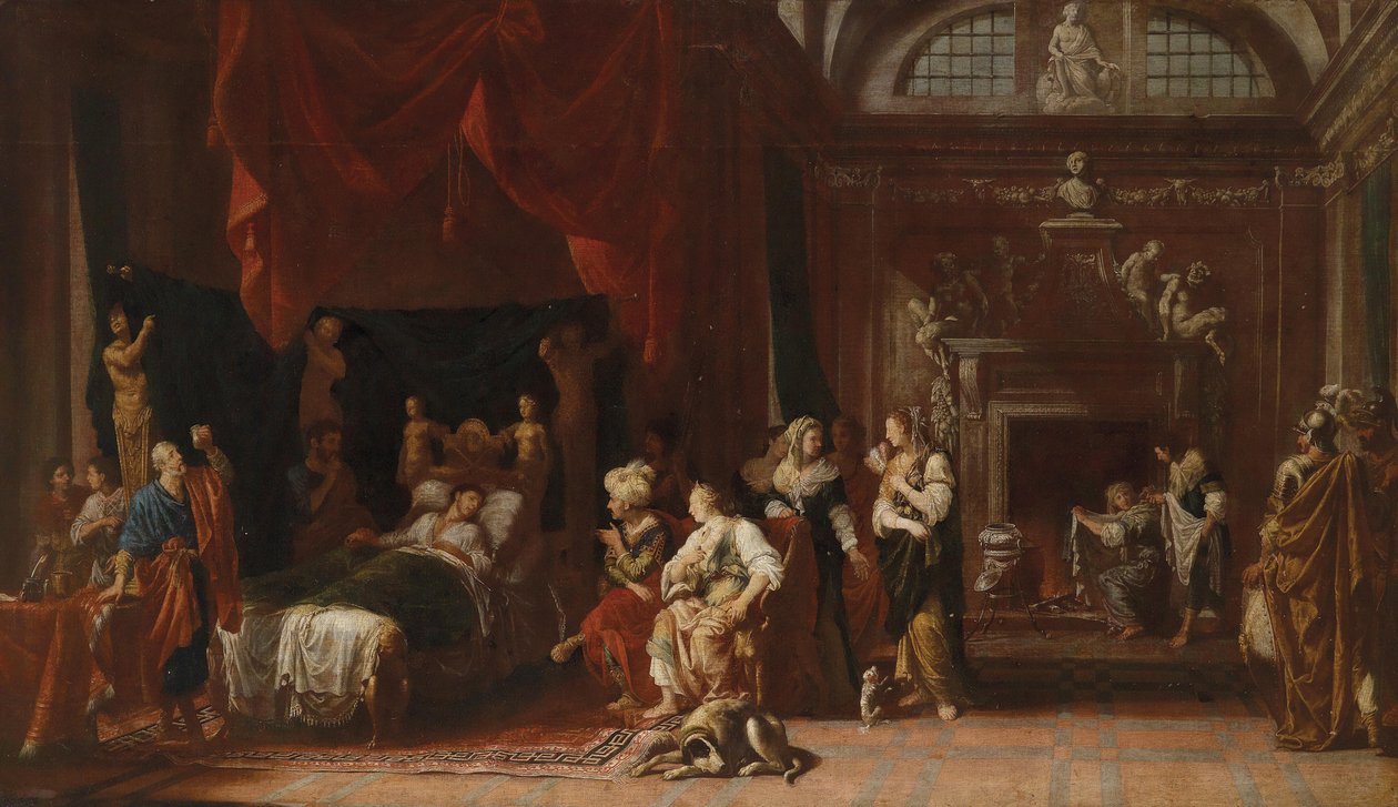 Antioch i Stratonike autorstwa Johann Heiss