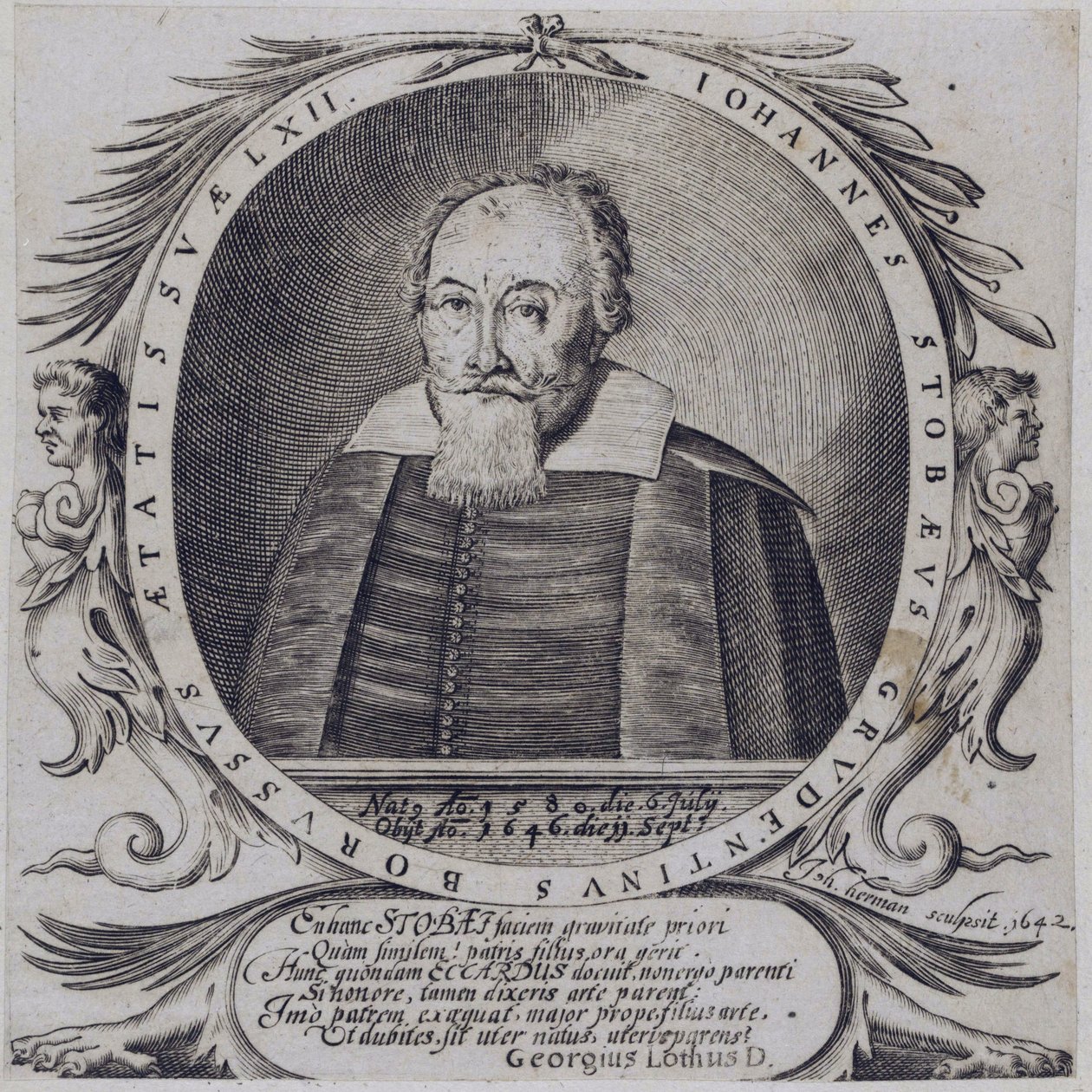 Johann Stobäus autorstwa Johann Herman