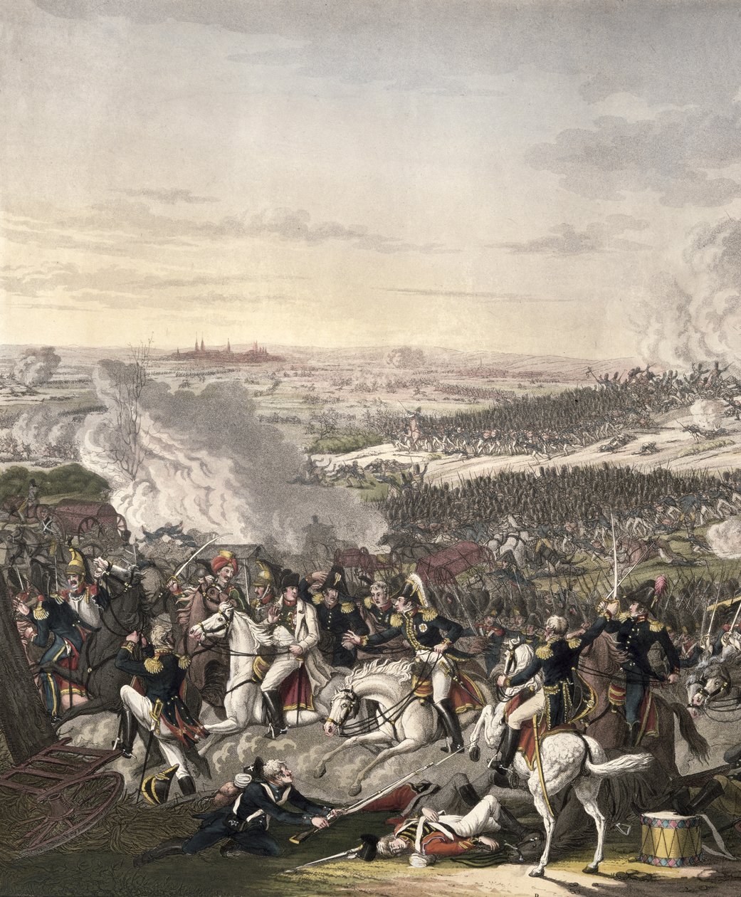 Lot Napoleona, Waterloo, 18 czerwca 1815 r. autorstwa Johann Moritz Rugendas
