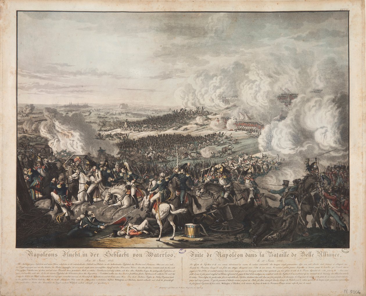 Lot Napoleona w bitwie pod Waterloo autorstwa Johann Moritz Rugendas