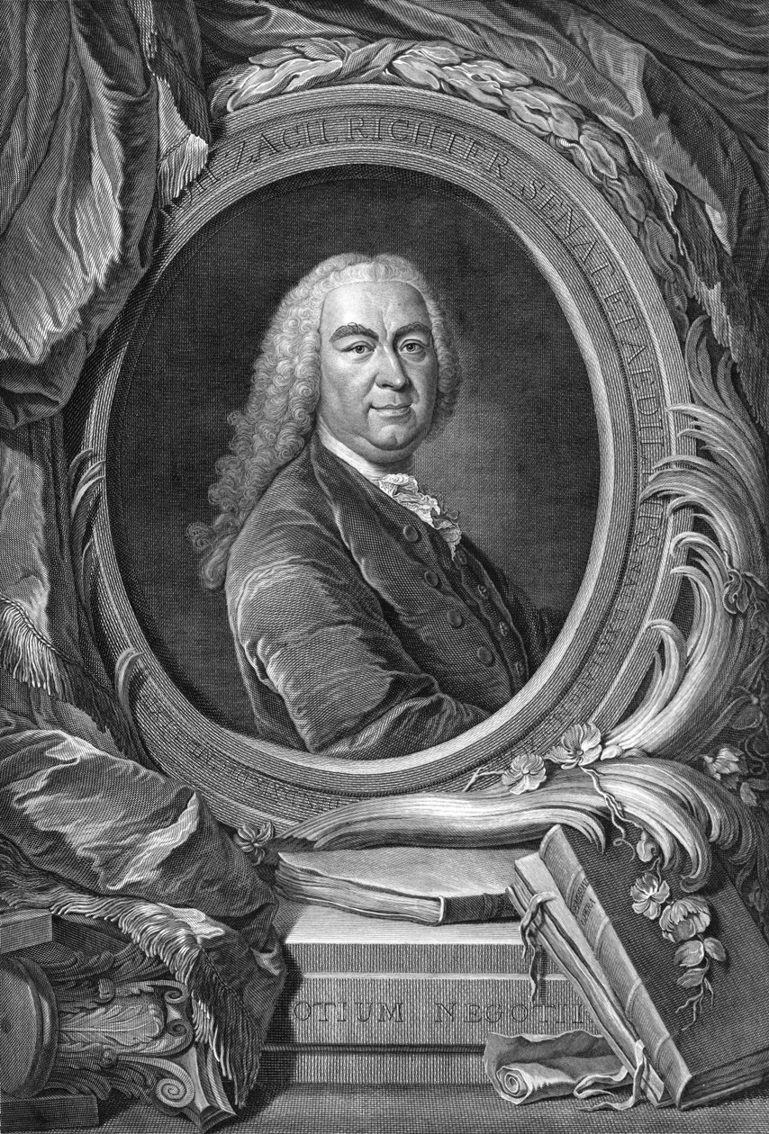Przedstawiona osoba: Johann Christoph Richter autorstwa Martin Bernigeroth