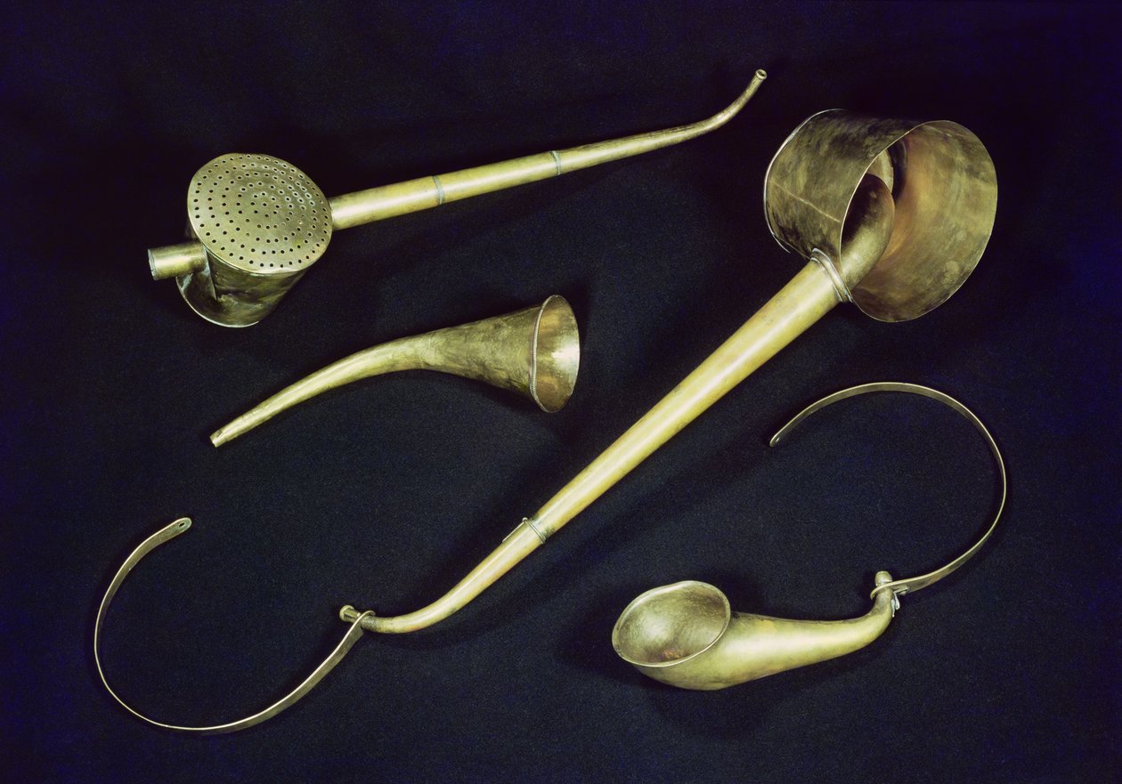 Kornety do instrumentów akustycznych Ludwiga van Beethovena (1770-1827) ok. 1813 (miedź) autorstwa Johann Nepomuk Maelzel or Malzel