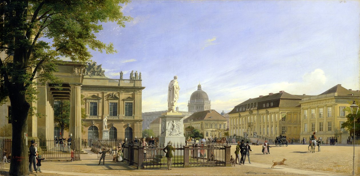 Nowa wartownia, Arsenał, Pałac Książęcy i Zamek w Berlinie, 1849 (patrz także 152600) autorstwa Johann Philipp Eduard Gartner