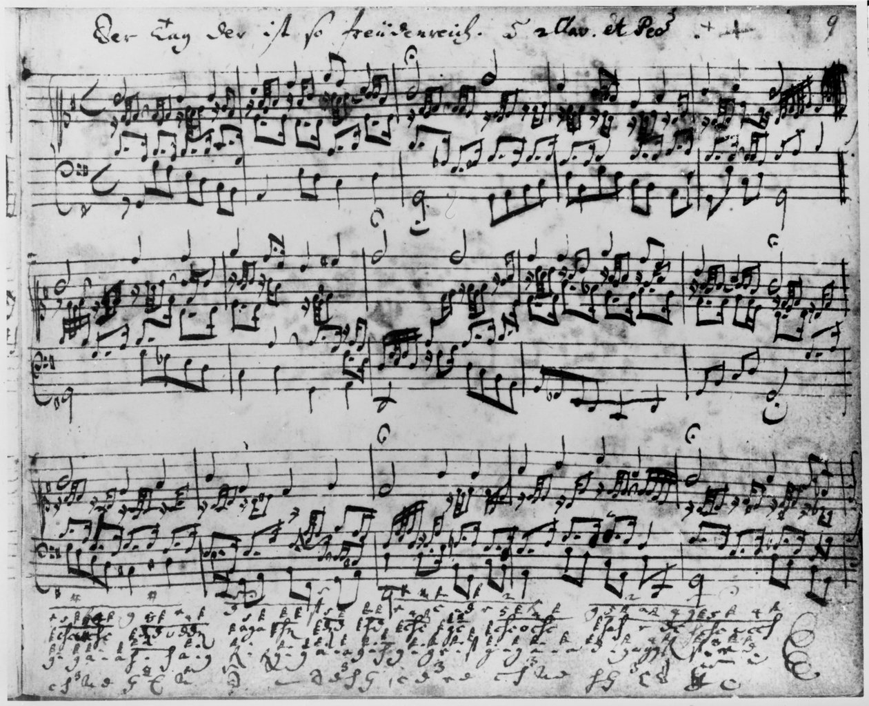 Orgelbuchlein (Zbiór Utworów Organowych), Chorał, 1713-17 autorstwa Johann Sebastian Bach