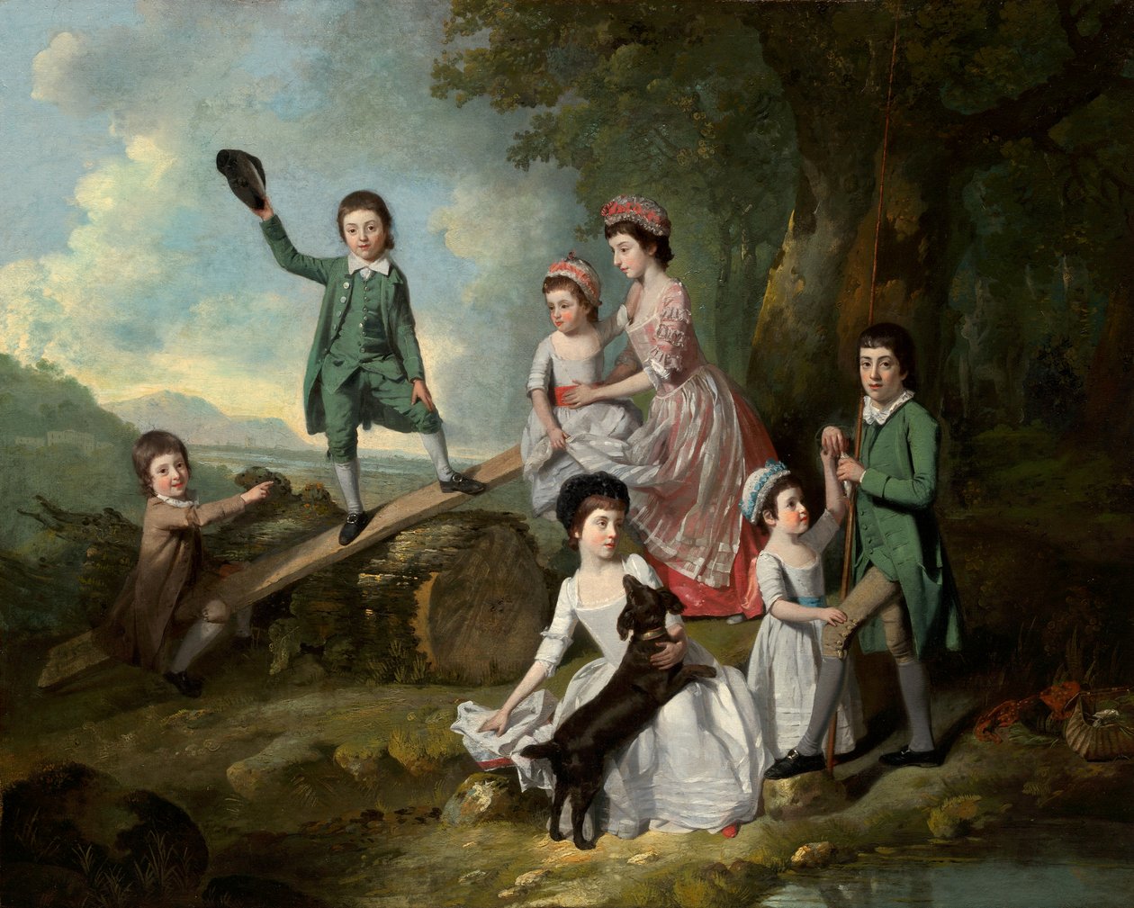 Dzieci Lavie autorstwa Johan Joseph Zoffany