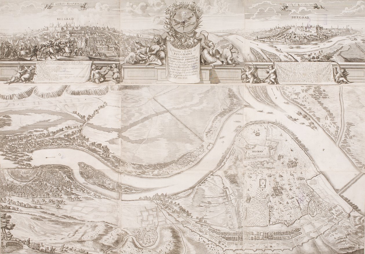 Twierdza i miasto Belgrad autorstwa Johann Baptist Gumpp