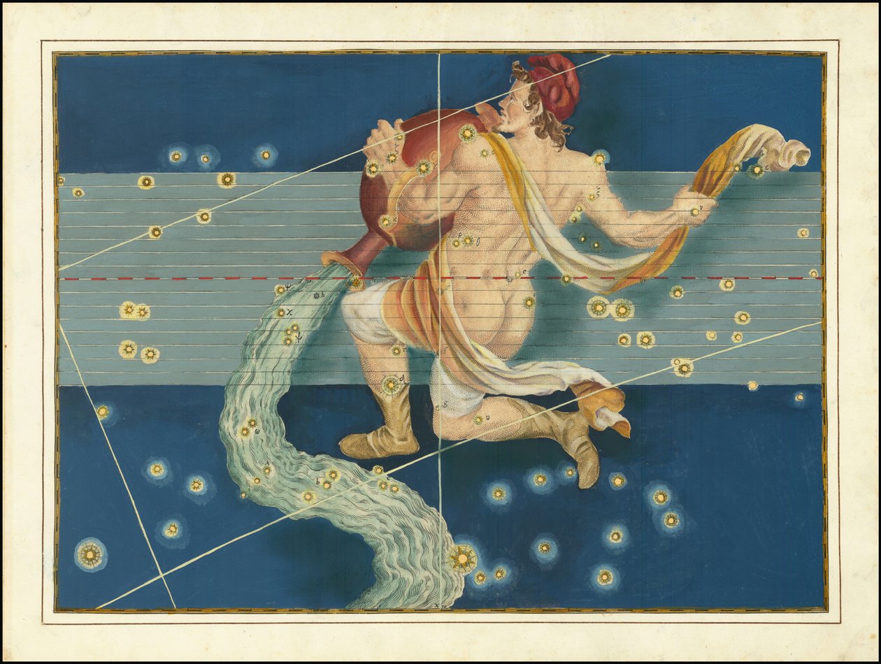 Aquarius - Johann Bayer autorstwa Johann Bayer