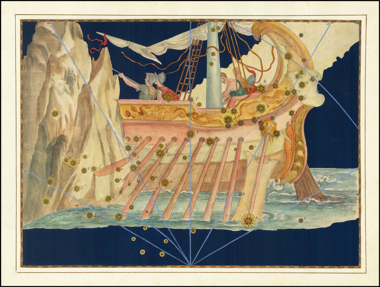 Johann Bayer, Argo Navis autorstwa Johann Bayer