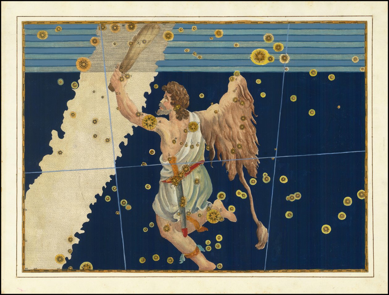 Johann Bayer, Orion autorstwa Johann Bayer