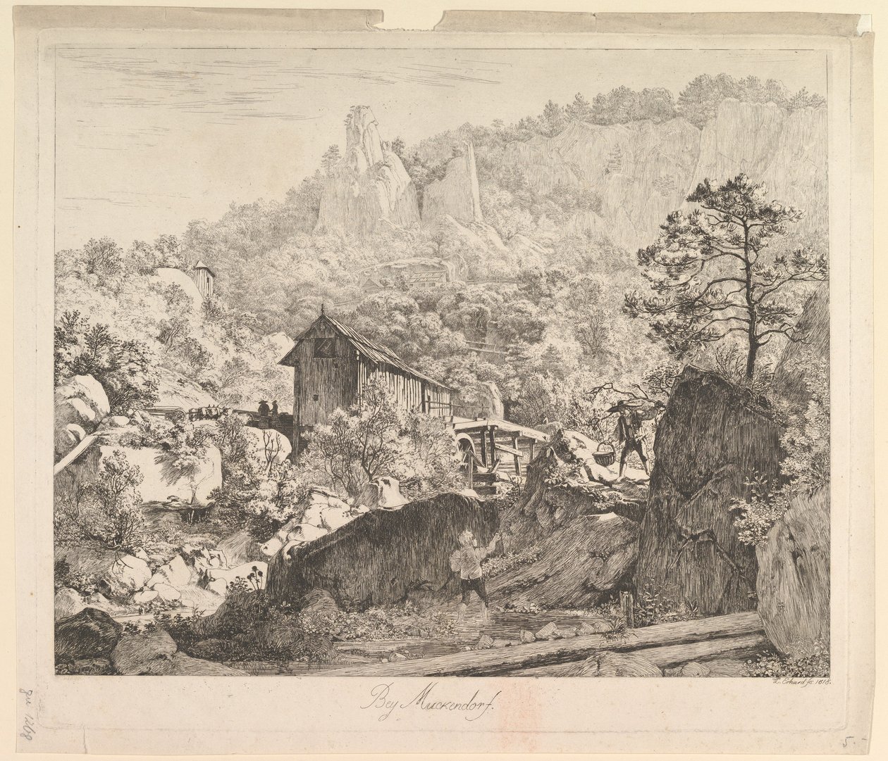 Wokół Muckendorf, 1818. autorstwa Johann Christian Erhard