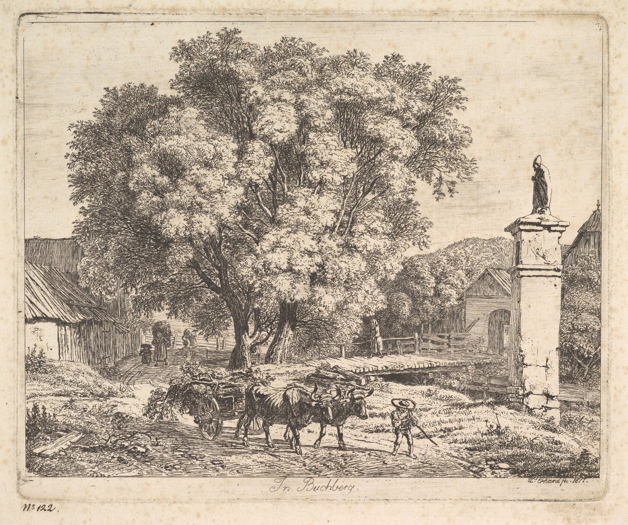 W Buchbergu, 1817 r. autorstwa Johann Christian Erhard
