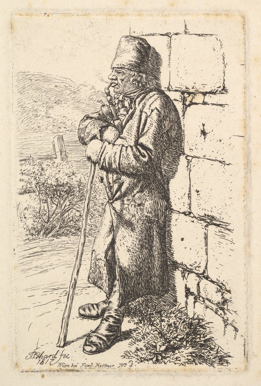 Palacz tytoniu, 1817. autorstwa Johann Christian Erhard