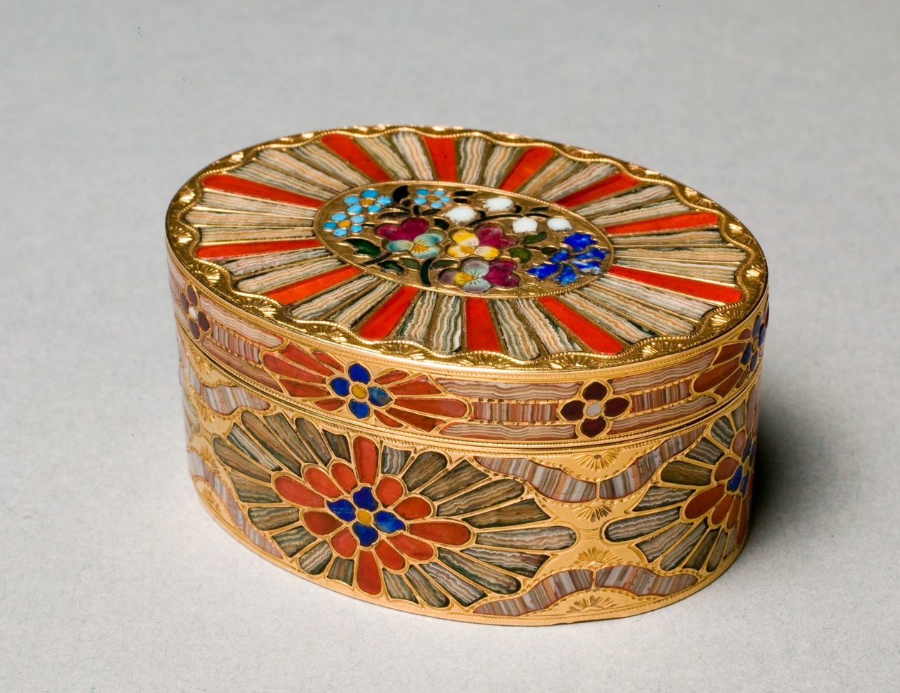 Tabakierka, ok.1780-1790 autorstwa Johann Christian Neuber