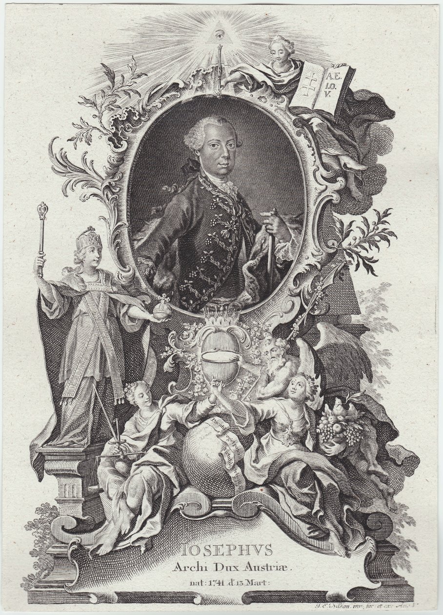 Józef II (1741-1790)-2 autorstwa Johann Esaias Nilson