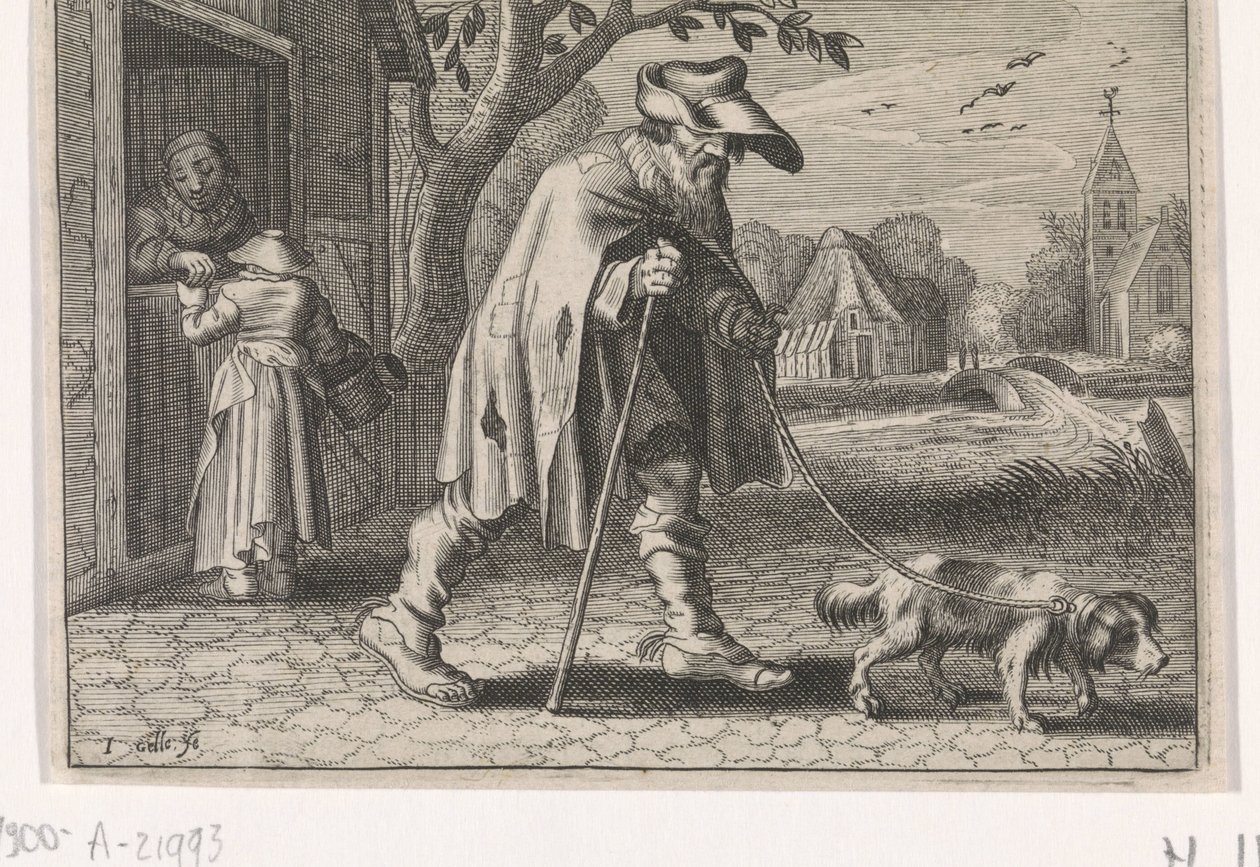 Ślepy w miłości autorstwa Johann Gelle