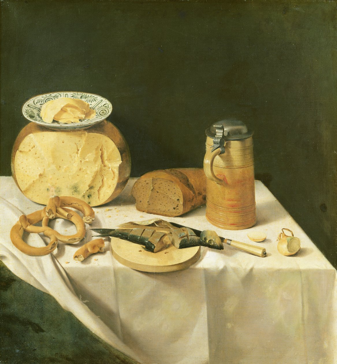 Pusryčiai Natiurmortas poli autorstwa Johann Georg Hinz