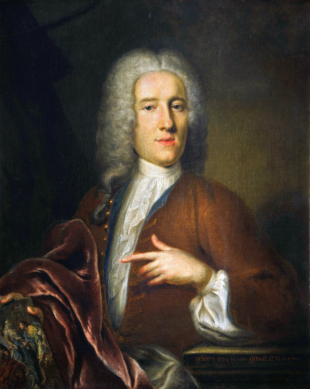 Autoportret, 1731. autorstwa Johann Georg Platzer