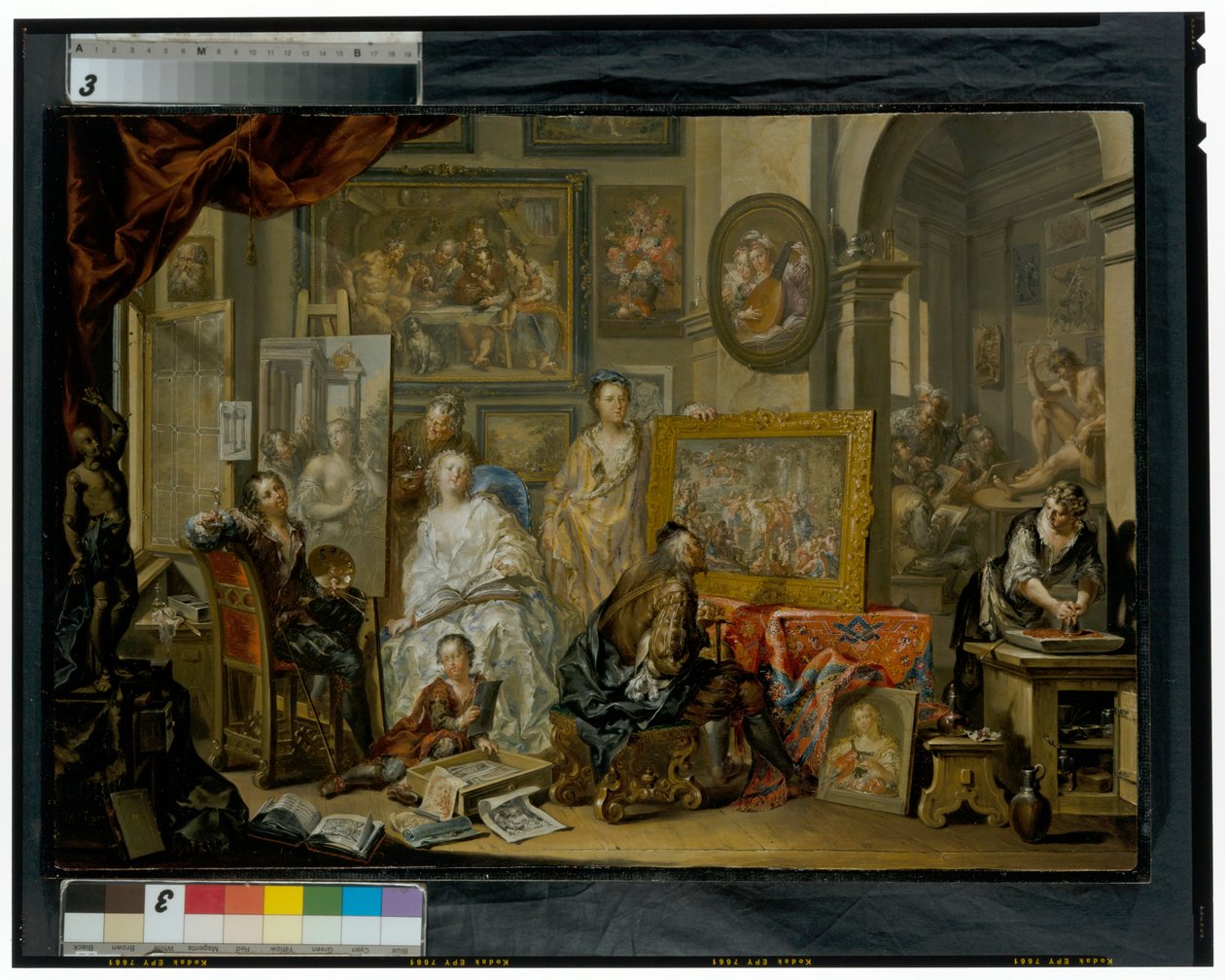 Pracownia artysty autorstwa Johann Georg Platzer