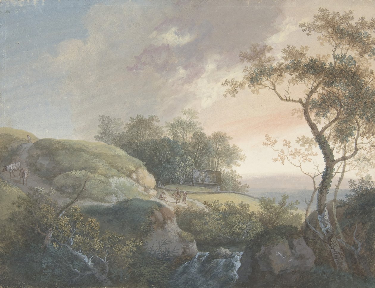Poranek 1732-67. autorstwa Johann Georg Wagner