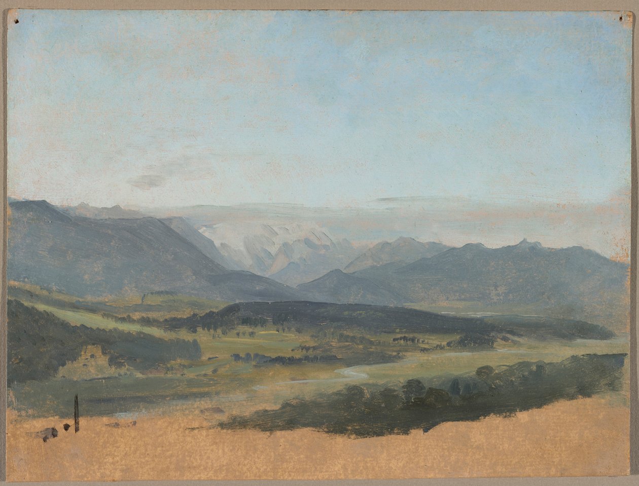 Das obere Loisachtal autorstwa Johann Georg von Dillis