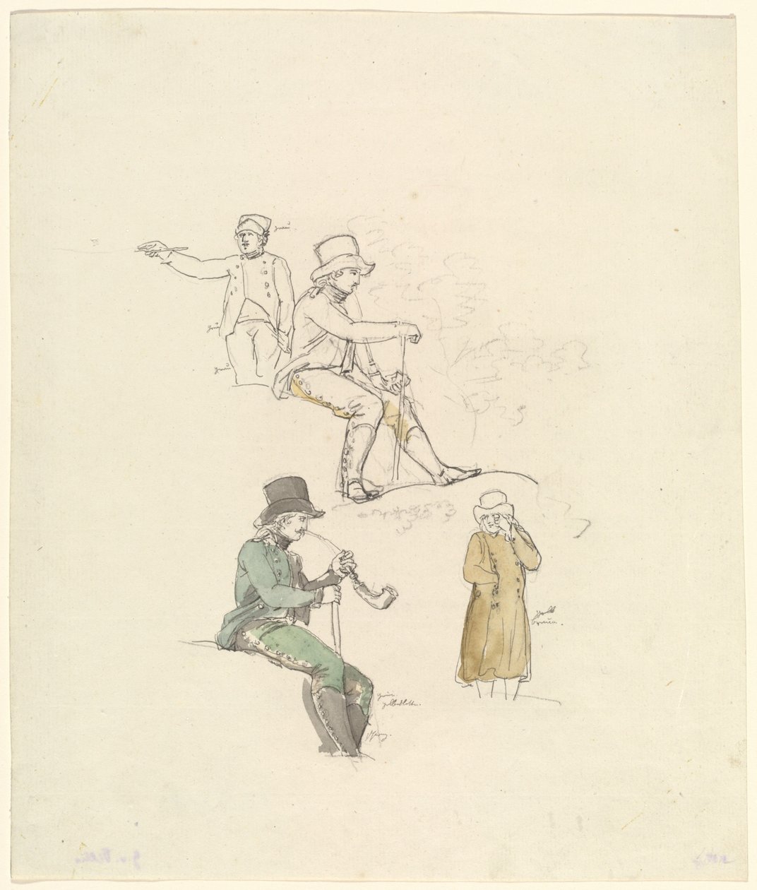 Studia figuralne, 1801. autorstwa Johann Georg von Dillis