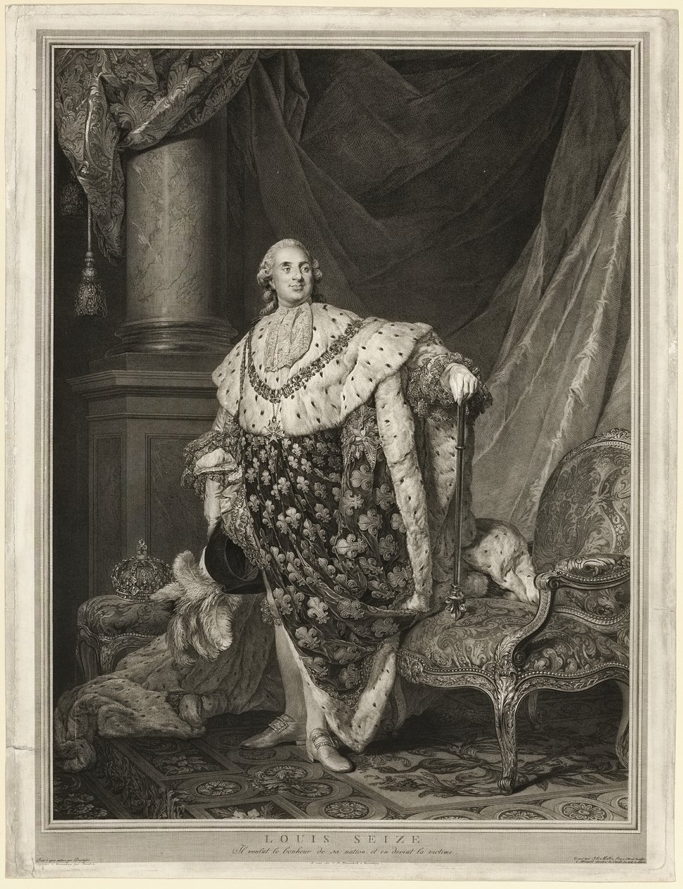 Louis Zająć autorstwa Johann Gotthard von Muller