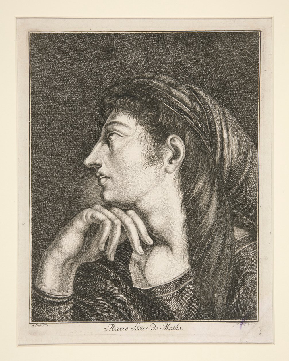 Maria Siostra Mateusza autorstwa Johann Heinrich Lips