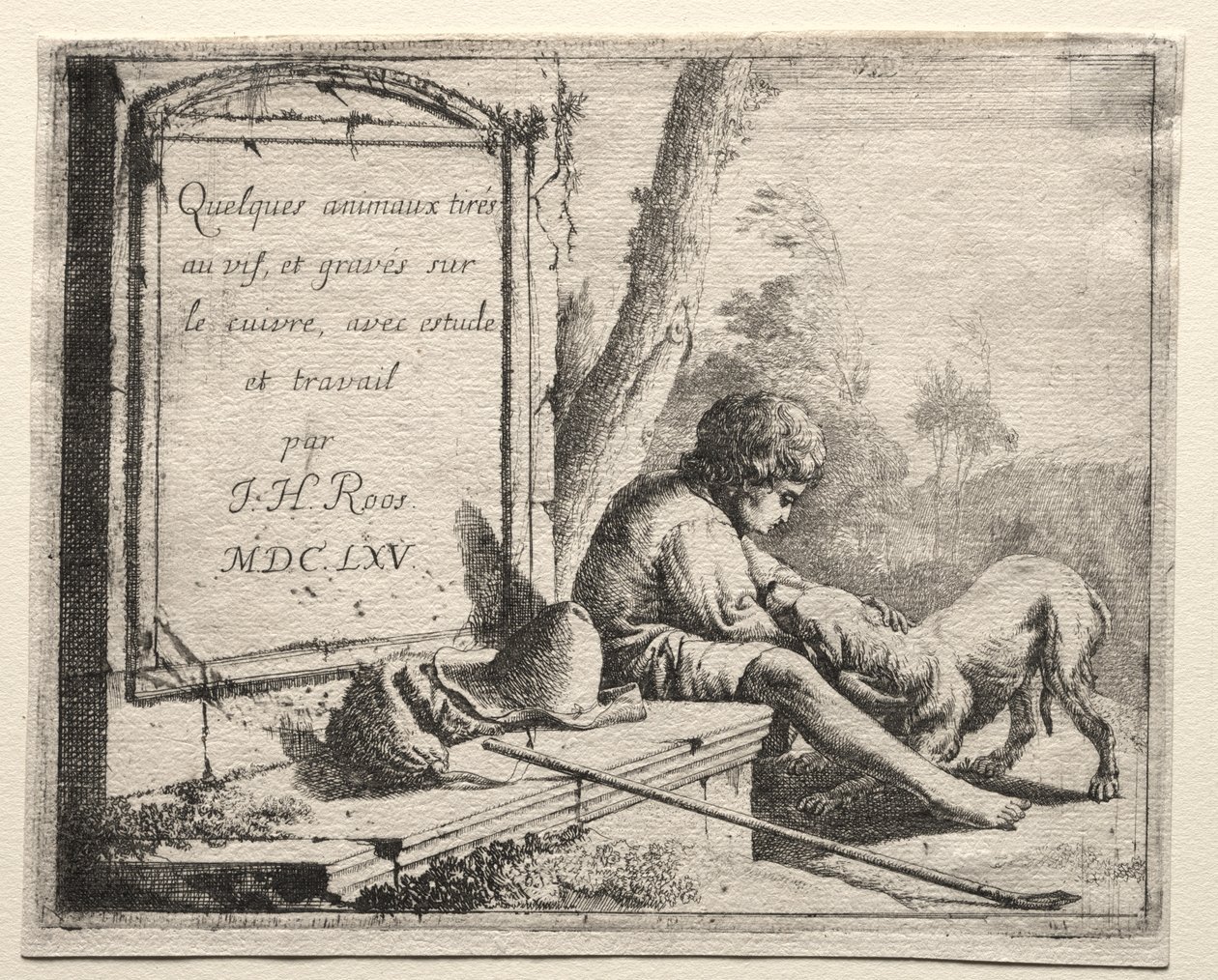 Johann Heinrich Roos Seria pasterska, 1665. autorstwa Johann Heinrich Roos