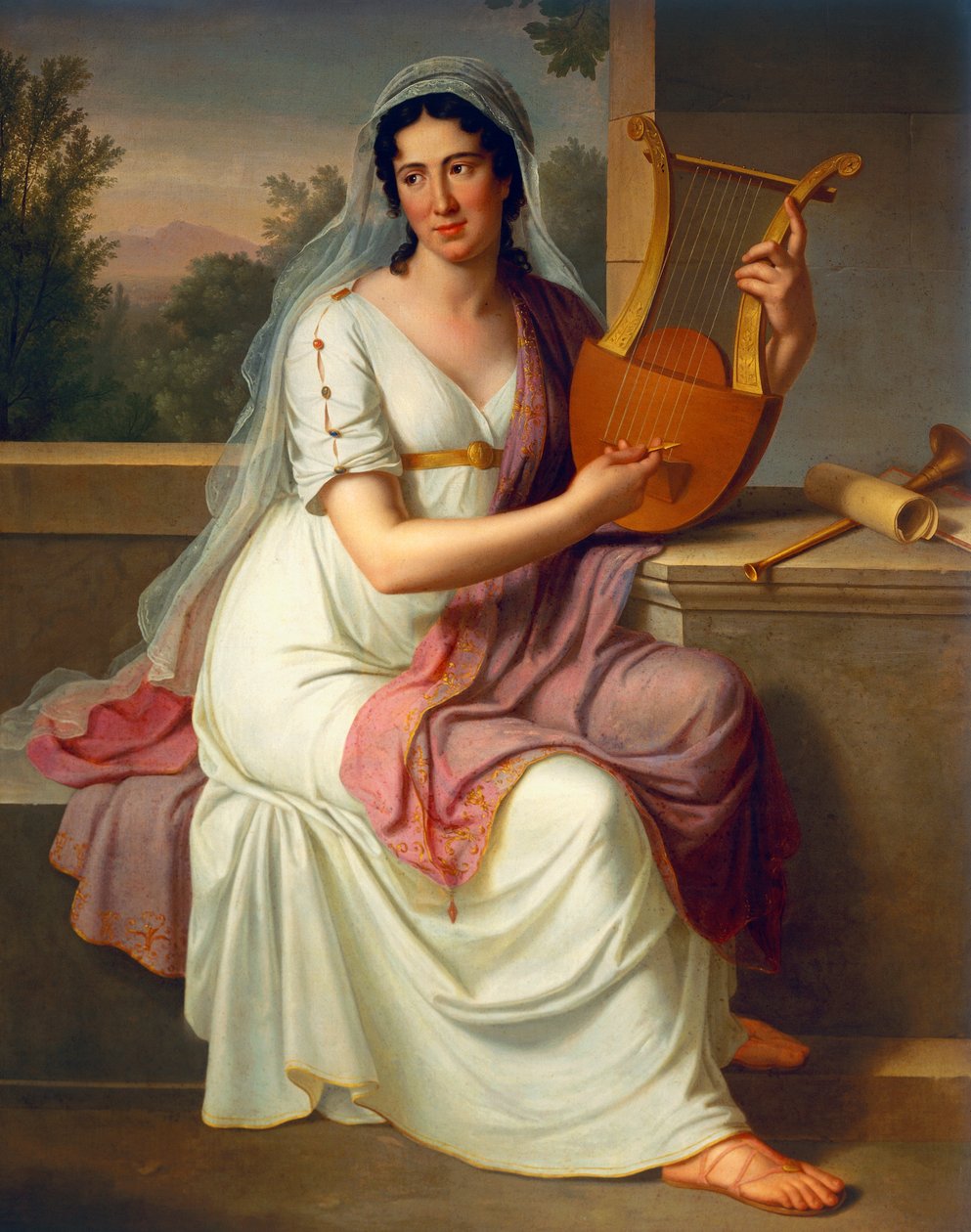 Izabela Colbran autorstwa Johann Heinrich Schmidt