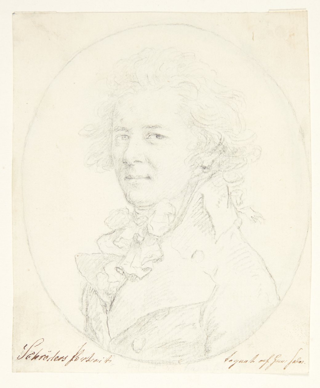 autoportret(?) autorstwa Johann Heinrich Schroder