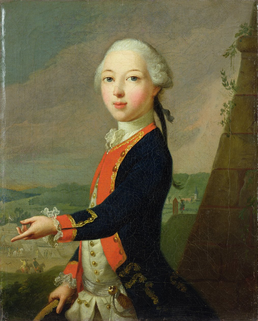 Landgraf Carl jako dziecko autorstwa Johann Heinrich Tischbein