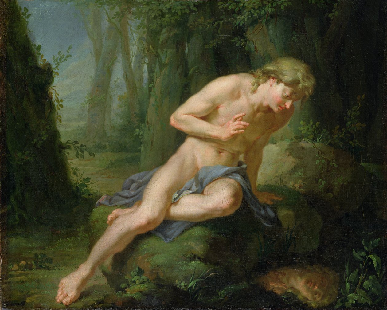 Narcyz, ok. 1770 autorstwa Johann Heinrich Tischbein