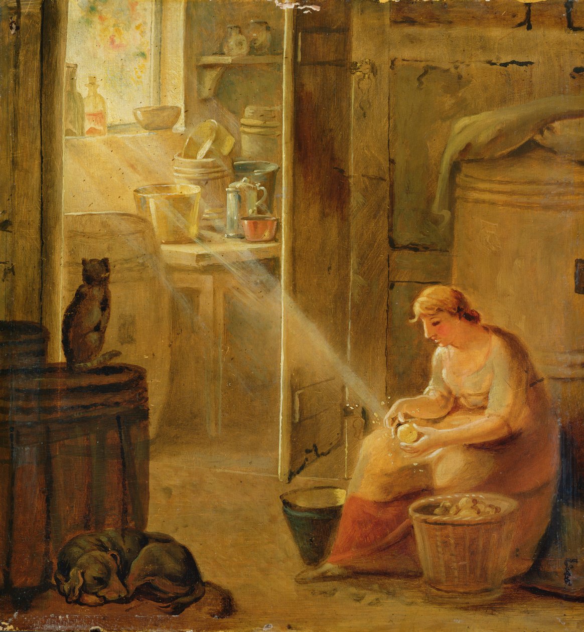 Wnętrze (Ziemniak) autorstwa Johann Heinrich Wilhelm Tischbein