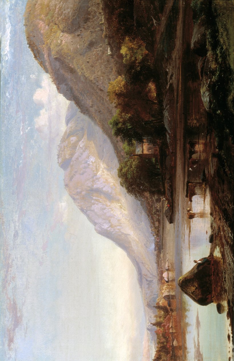 Rzeka Hudson w Cold Spring, 1861. autorstwa Johann Hermann Carmiencke