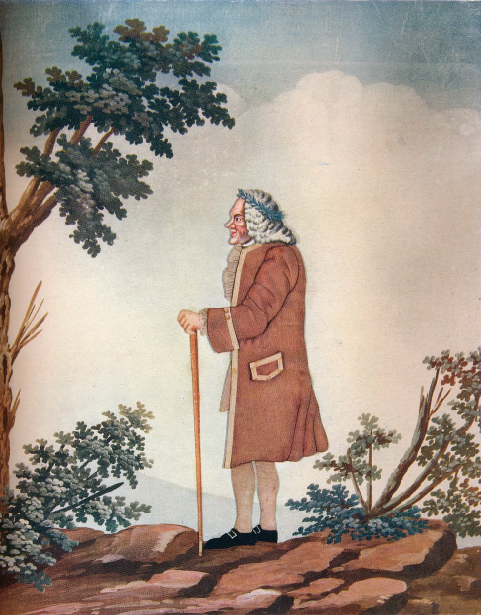 „Portret Woltera”, XVIII w. autorstwa Johann Huber