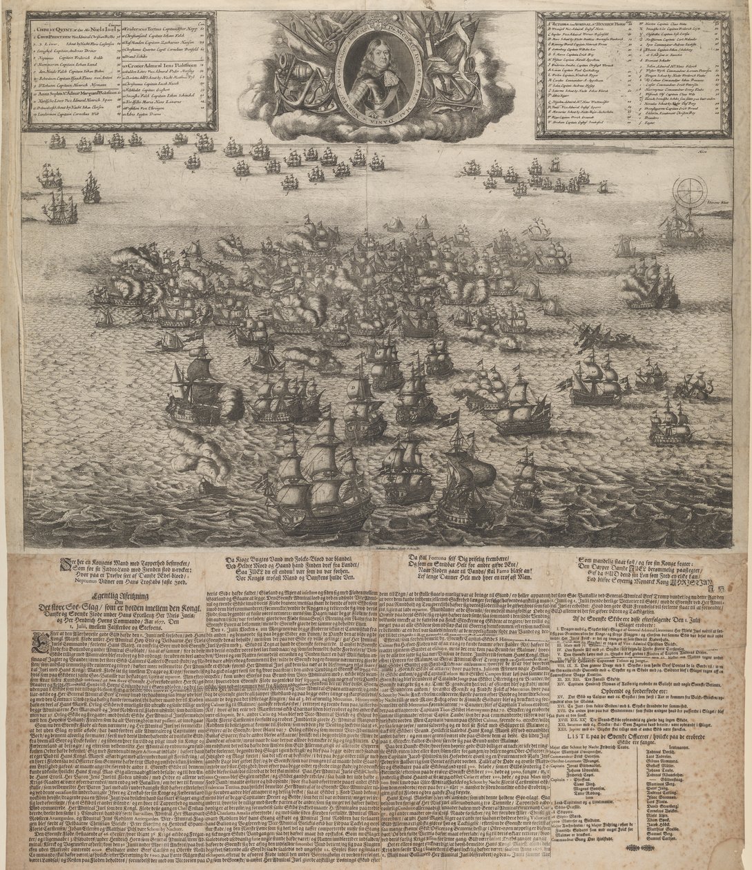 Bitwa pod Køgebugt w lipcu 1677 autorstwa Johann Husman