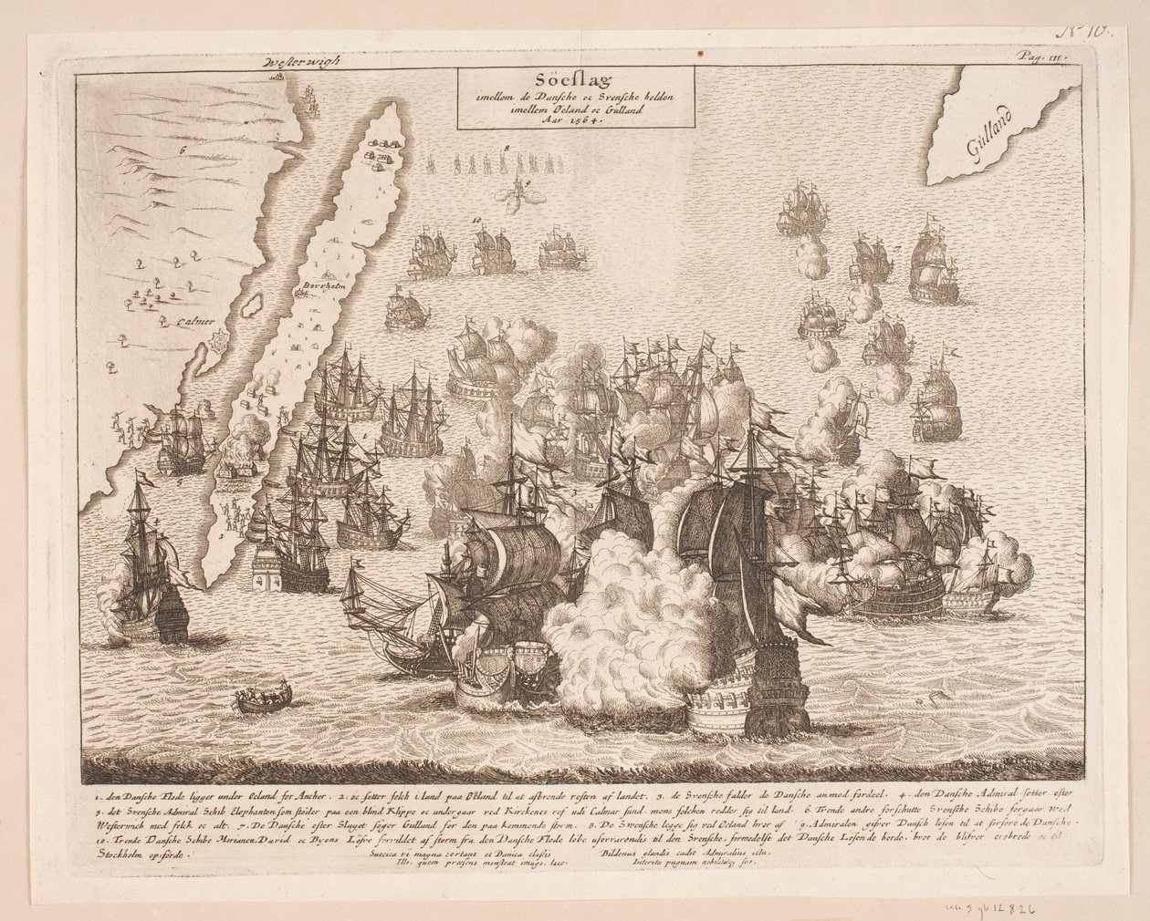 Bitwa pod Øland i Gulland, 1564 autorstwa Johann Husman