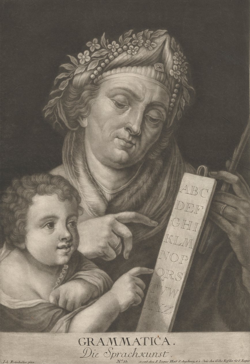 gramatyki. Sztuka języka. autorstwa Johann Jacobus Haid