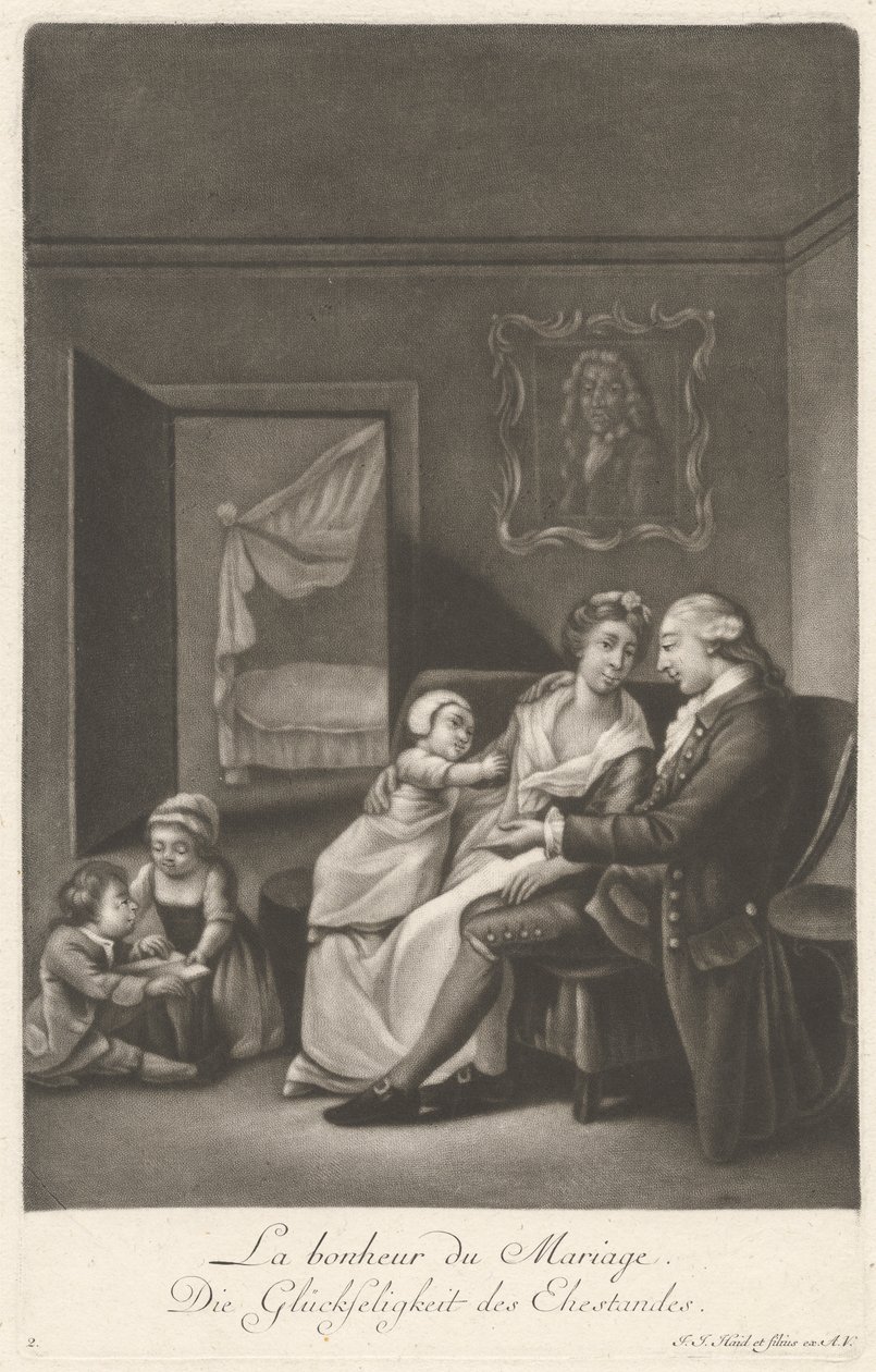 A felicidade de Mariagepolish autorstwa Johann Jacobus Haid