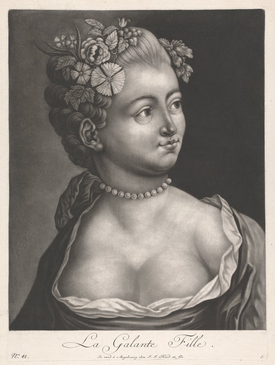 Dzielna dziewczyna autorstwa Johann Jacobus Haid